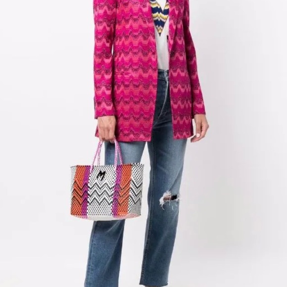 MISSONI 🎁CHRISTMAS SALE 🎁 Tote Bag—woven-stripe bag—NWT - Picture 7 of 17